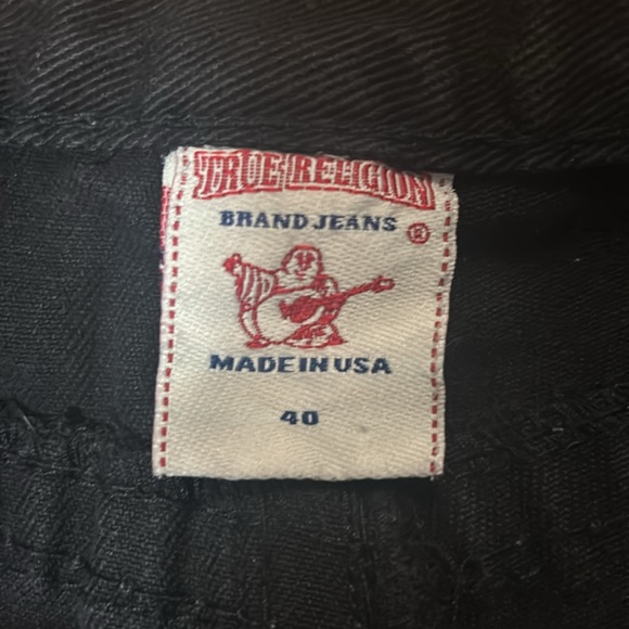 Black True Religion Brand jeans size 40 - Picture 6 of 7
